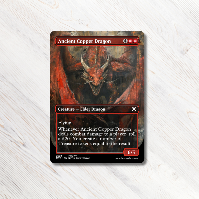 Ancient Copper Dragon MTG Proxy Magic the Gathering proxies custom mg proxy The Ur-Dragon