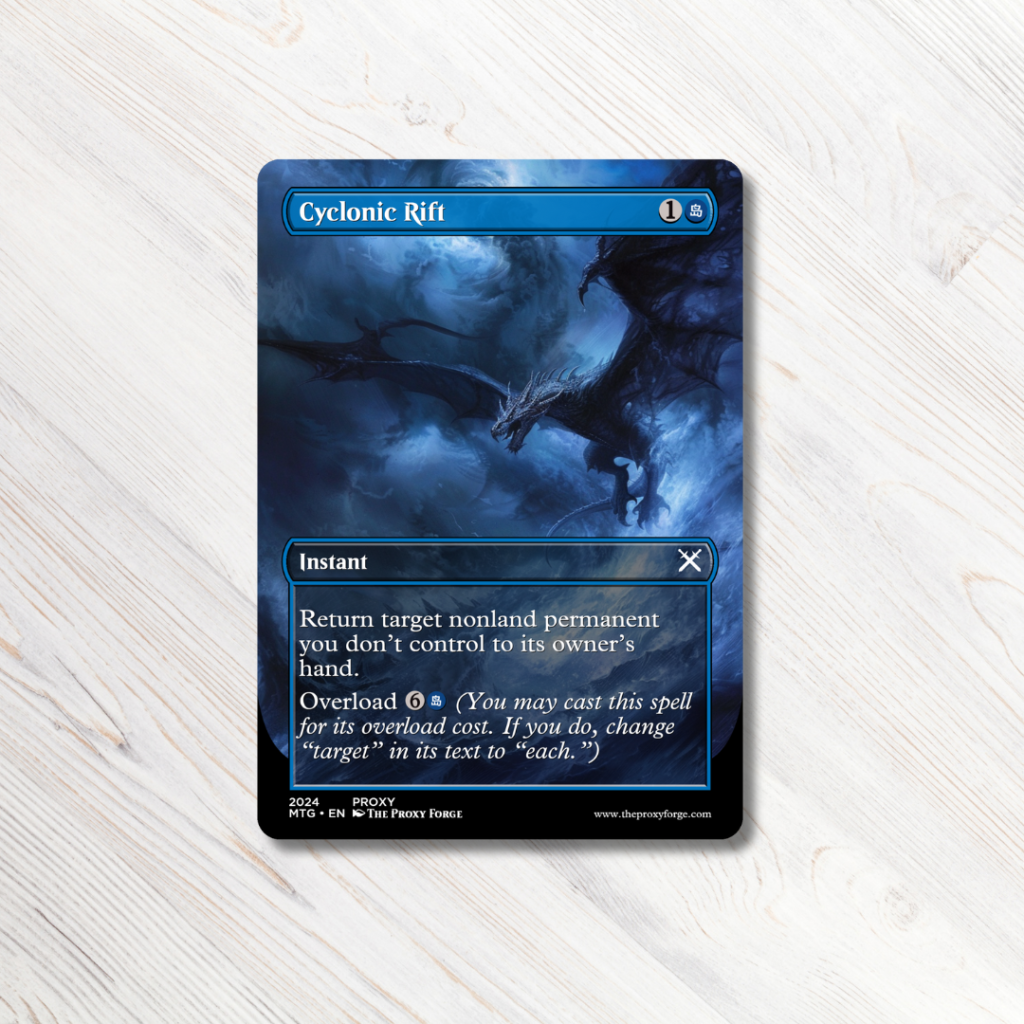 Cyclonic Rift MTG Proxy (90's Fantasy)