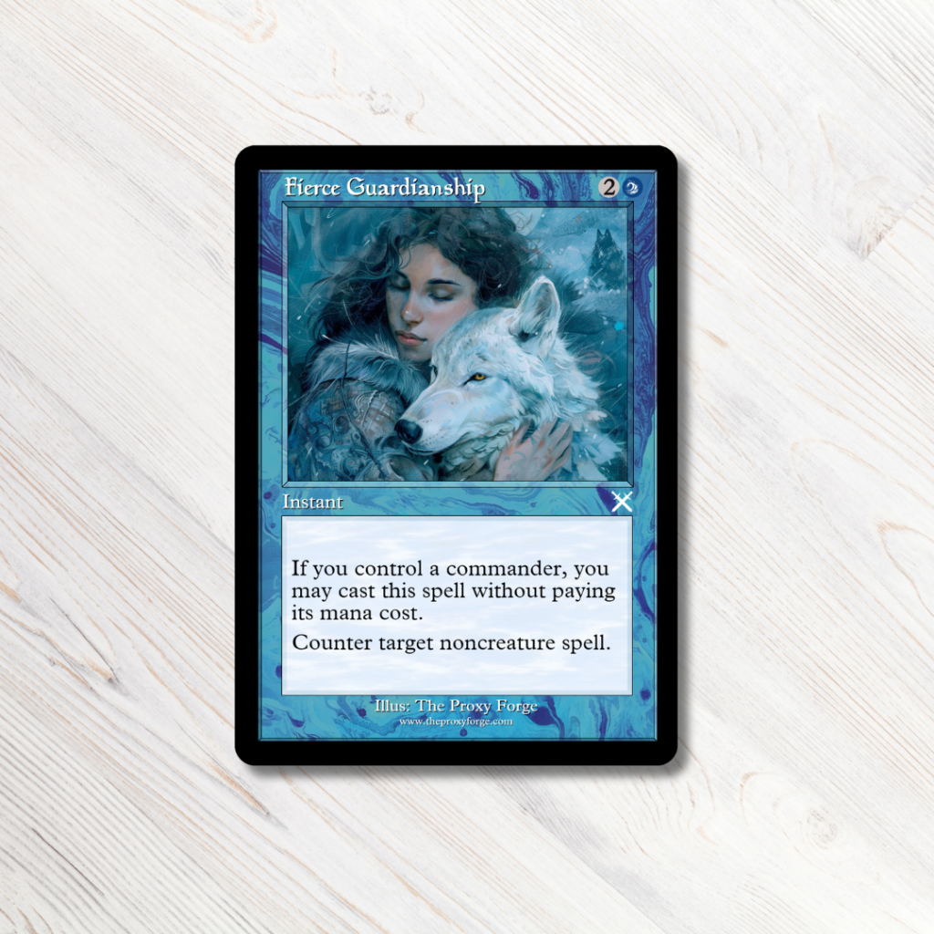 Fierce Guardianship MTG Proxy (Retro)