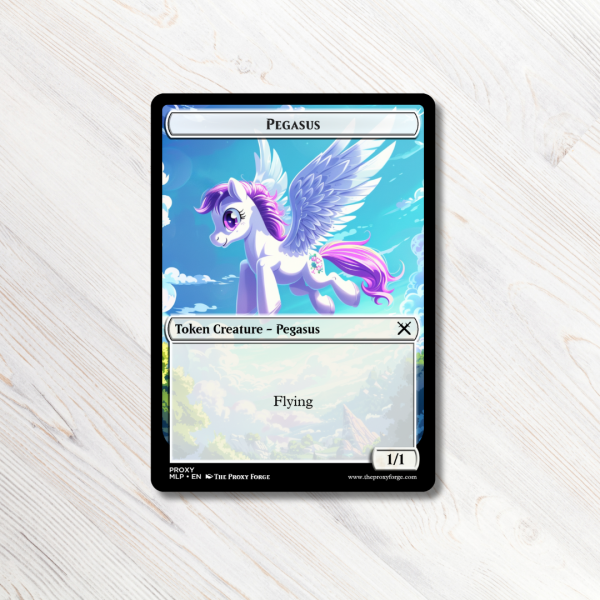 MTG Pegasus Token MTG proxies Magic the Gathering proxy My Little pony