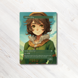 MTG Delighted Halfling Proxy Anime Magic the Gathering