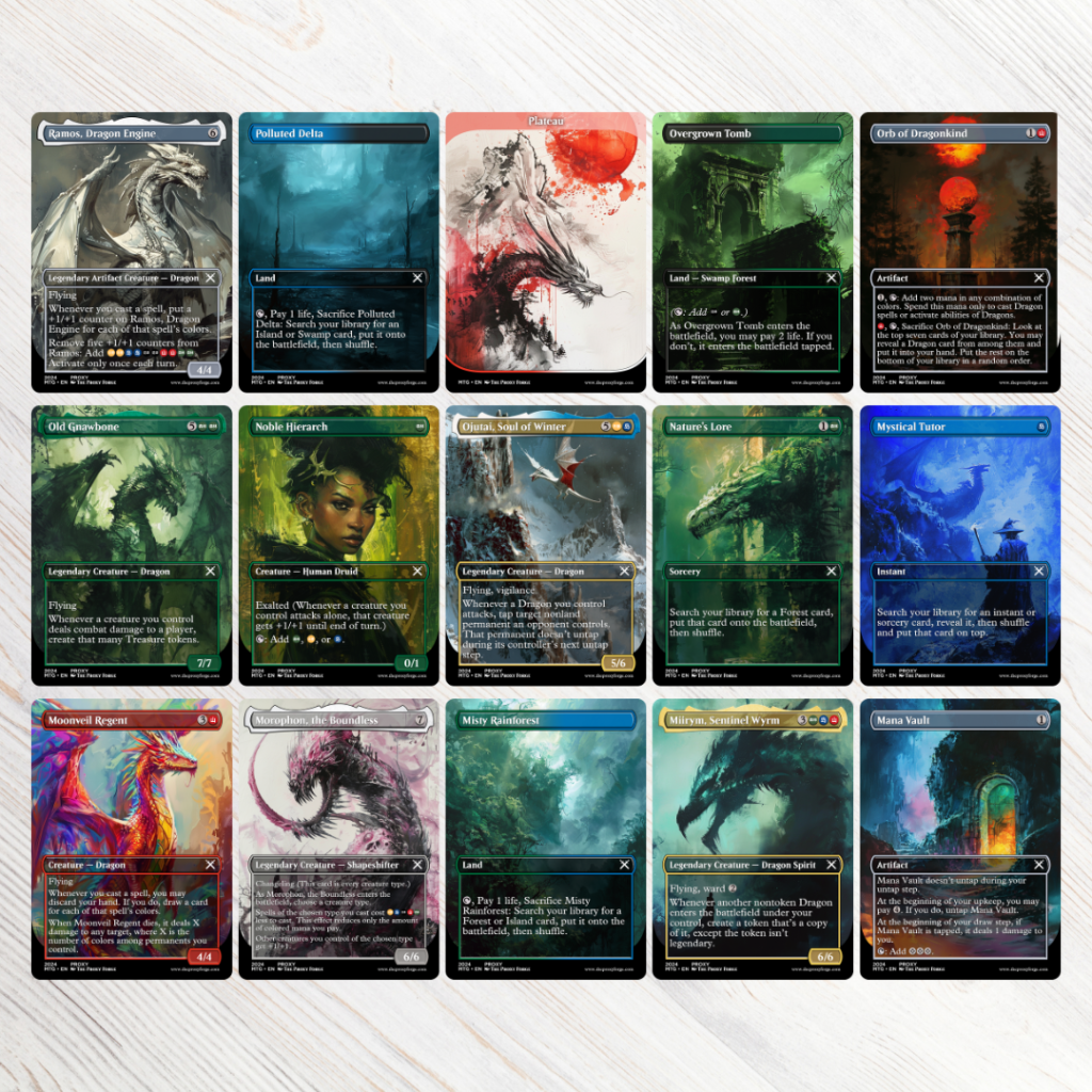 Ultra PRO Magic: The Gathering Commander Masters Ur Dragon Card Sleeves -  100ct Matte