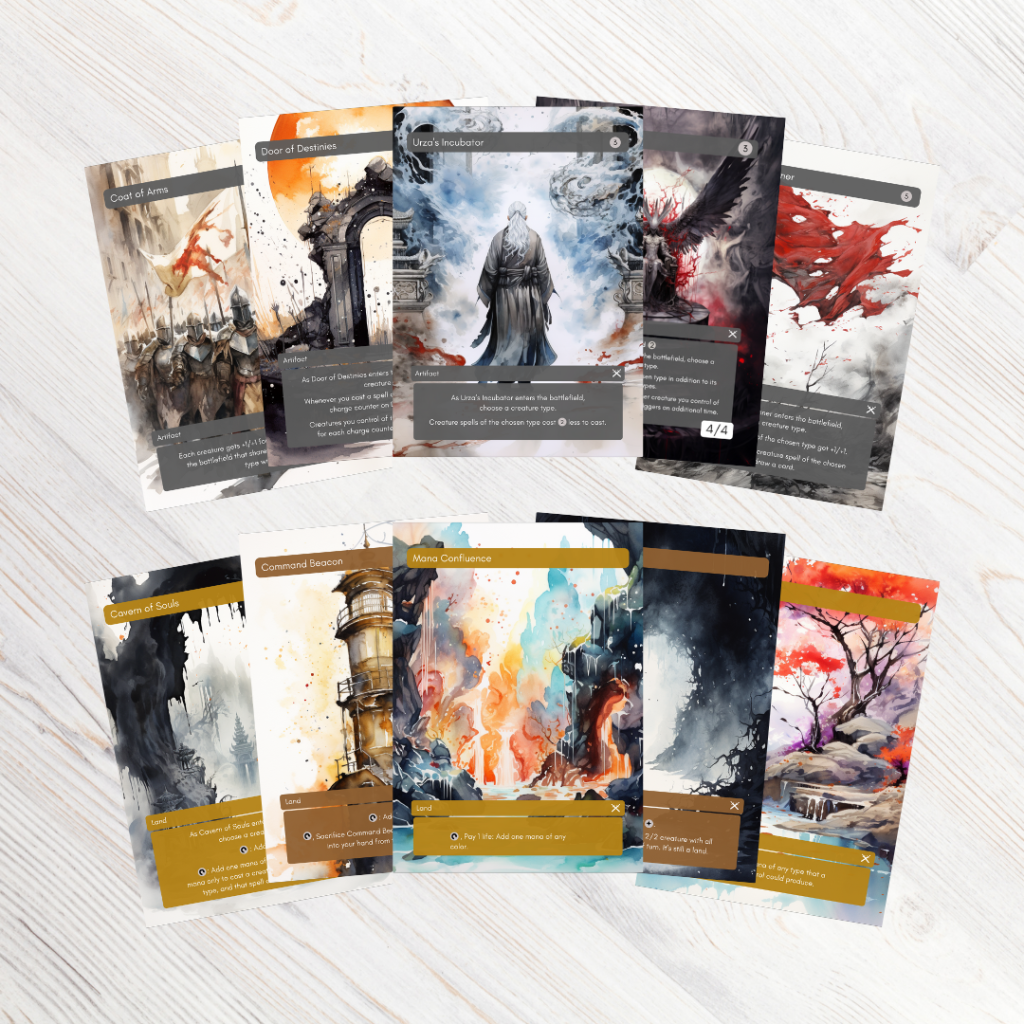 MTG Proxy Commander Staples Pack Typal Deck Staples The Proxy