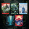 MTG Proxy Original Dual Lands Pack: Oil Paint - Image 3