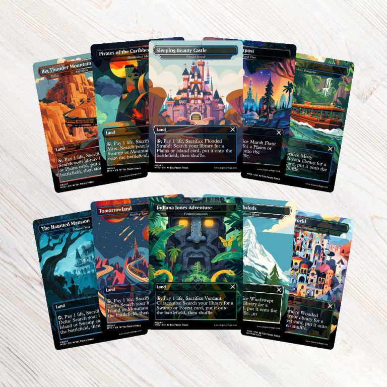 MTG Proxy Fetch Lands Pack: The Happiest Lands on Earth! - The Proxy ...