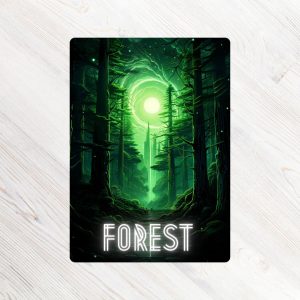 Custom Art Basic Forest MTG Proxy High Quality Magic the Gathering Proxies