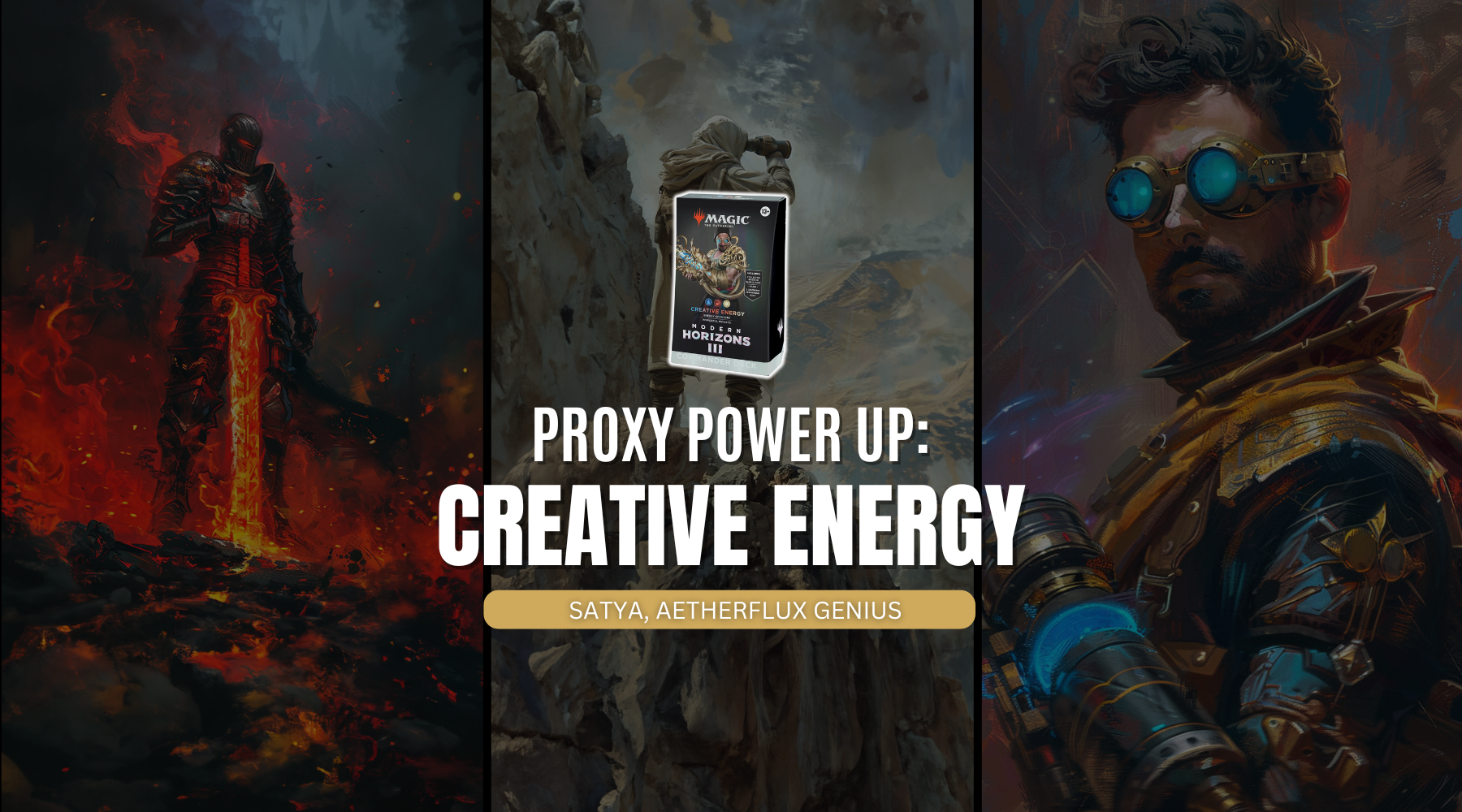 Creative Energy Commander Precon Upgrade Guide MTG Proxy Magic the Gathering Proxies Modern Horizons 3 Precon Upgrade