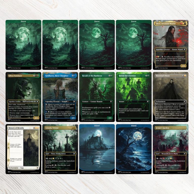 MTG Commander EDH Deck - Tom Bombadil (100 Cards) | 5-Color Sagas & Enchantments Theme