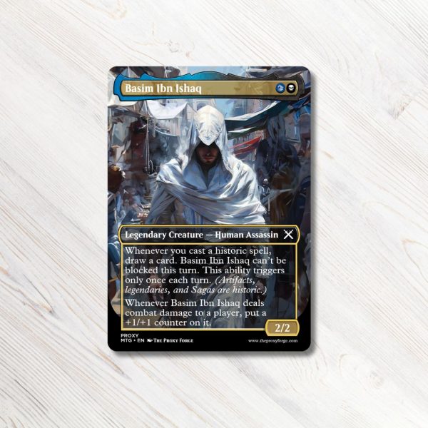 Basim Ibn Ishaq MTG Proxy High Quality Magic the Gathering Proxies Assassin's Creed MTG proxy