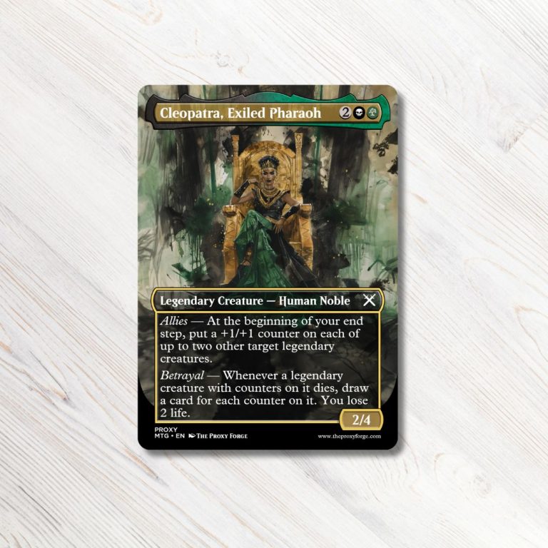 Cleopatra, Exiled Pharaoh MTG Proxy