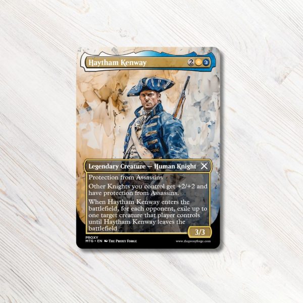 Haytham Kenway MTG Proxy High Quality Magic the Gathering Proxies Assassin's Creed MTG proxy