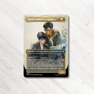 Shaun and Rebecca, Agents MTG Proxy High Quality Magic the Gathering Proxies Assassin's Creed MTG proxy