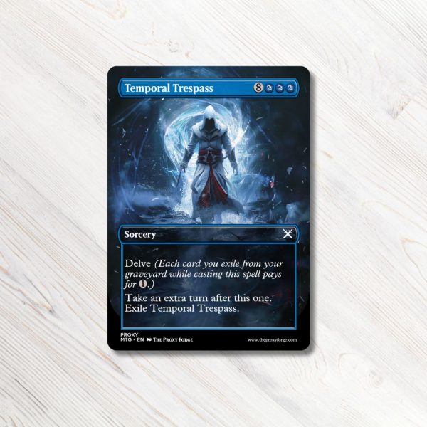 Temporal Trespass MTG Proxy High Quality Magic the Gathering Proxies Assassin's Creed MTG proxy