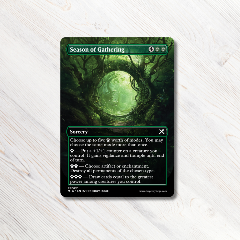 Season of Gathering MTG Proxy