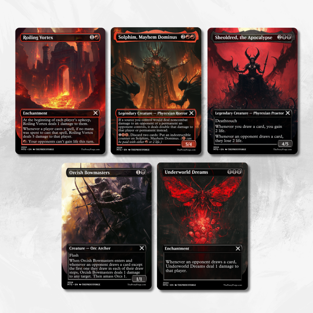 MTG Proxy Precon Upgrade Pack: Endless Punishment (Valgavoth, Harrower ...