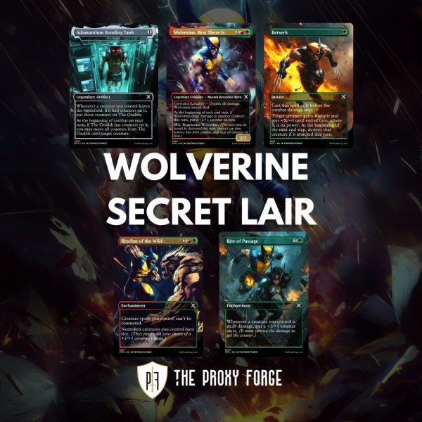 MTG Proxy Marvel Secret Lair: Wolverine, Best There Is - Image 2