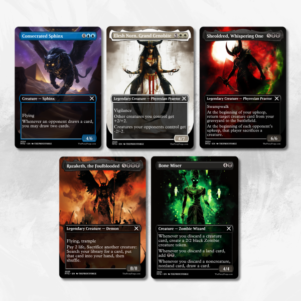 MTG Proxy Commander Precon Upgrade Pack: Eternal Might (Hashaton, Scarab's Fist) - Image 3