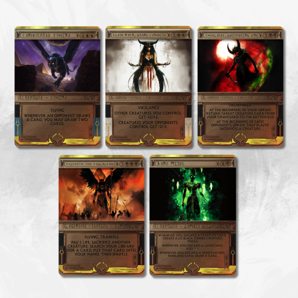 MTG Proxy Commander Precon Upgrade Pack: Eternal Might (Hashaton, Scarab's Fist) Invocations - Image 3