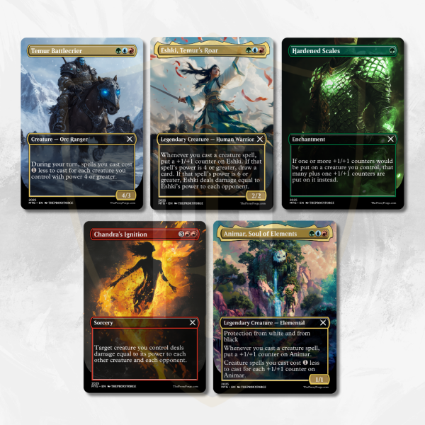 Commander Precon Upgrade Bundle: Temur's Roar MTG Proxy - Image 2