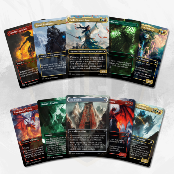 Commander Precon Upgrade Bundle: Temur's Roar MTG Proxy