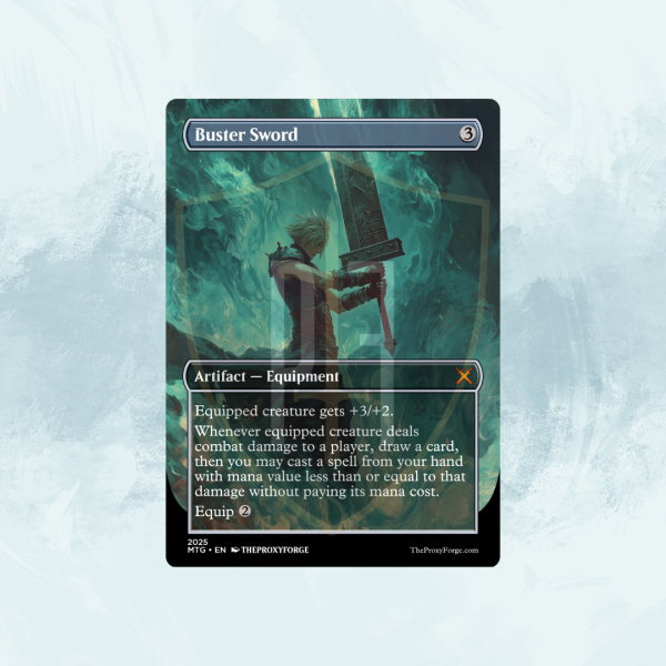Buster Sword MTG Proxy