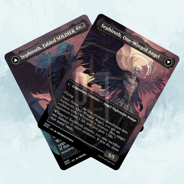 Sephiroth, Fabled SOLDIER MTG Proxy - Image 2