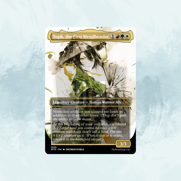 Toph, the First Metalbender MTG Proxy