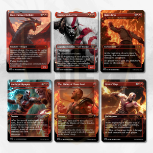 MTG Proxy Playstation God of War Greek Secret Lair