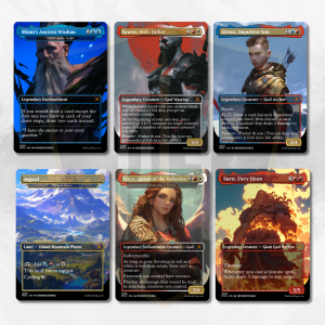 MTG Proxy Playstation God of War Norse Secret Lair
