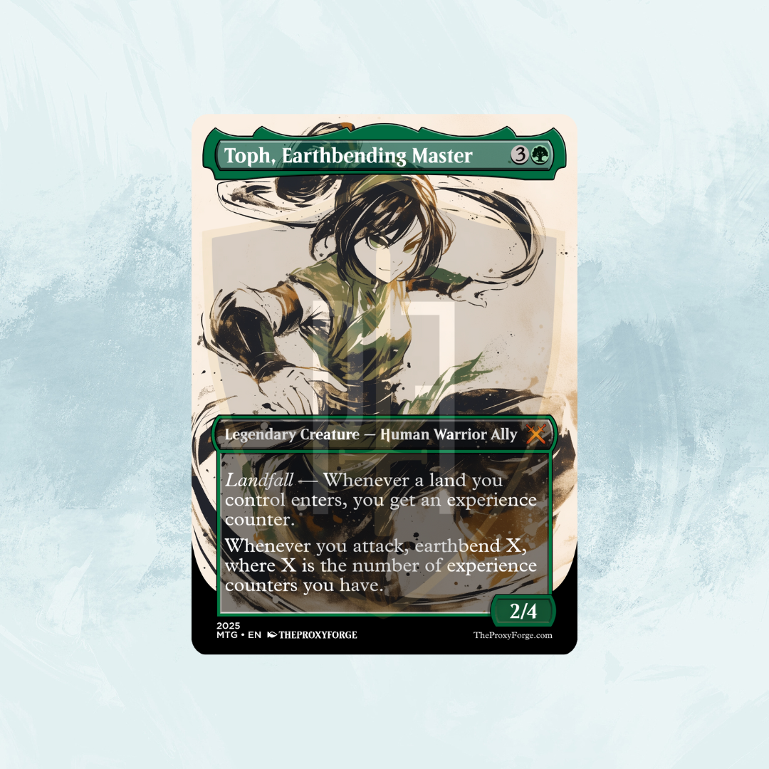 Toph, Earthbending Master MTG Proxy